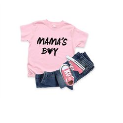 Mamas Boy Shirt, Mother's Day Boy T-Shirt, Mama's Bestie, Cute Boy Tees, Mother's Day Shirt, Kids Shirt