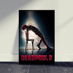 Deadpool 2 Movie Poster Wall Art, Room Decor, Living Rome Decor, Art Poster For Gift, Vintage Movie Poster, Movie Print