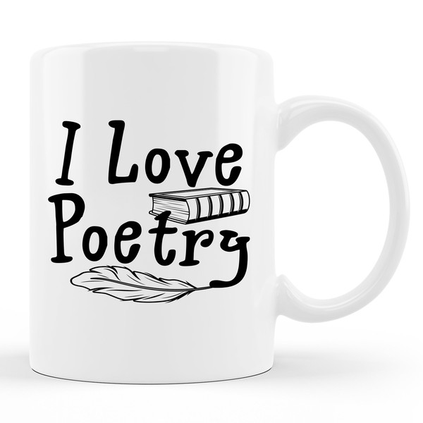 Poetry Mug Poetry Gift Poet Mug Literature Mug Poem Mug Literary Mug Poetry Lover Mug Poet Gift Poetry Lover Gift #d1683 - 1.jpg