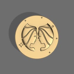 gemini sign stl file