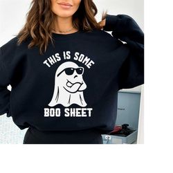 This Is Some Boo Sheet Sweatshirt, Halloween Crewneck, Funny Ghost Sweater, Boo Sheet Hoodie, Spooky Season, Boo Sweatsh