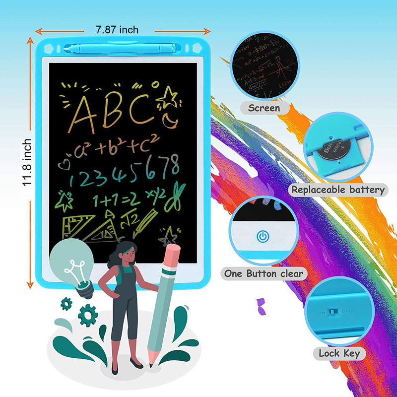 Kids Colorful LCD Drawing Tablet 6
