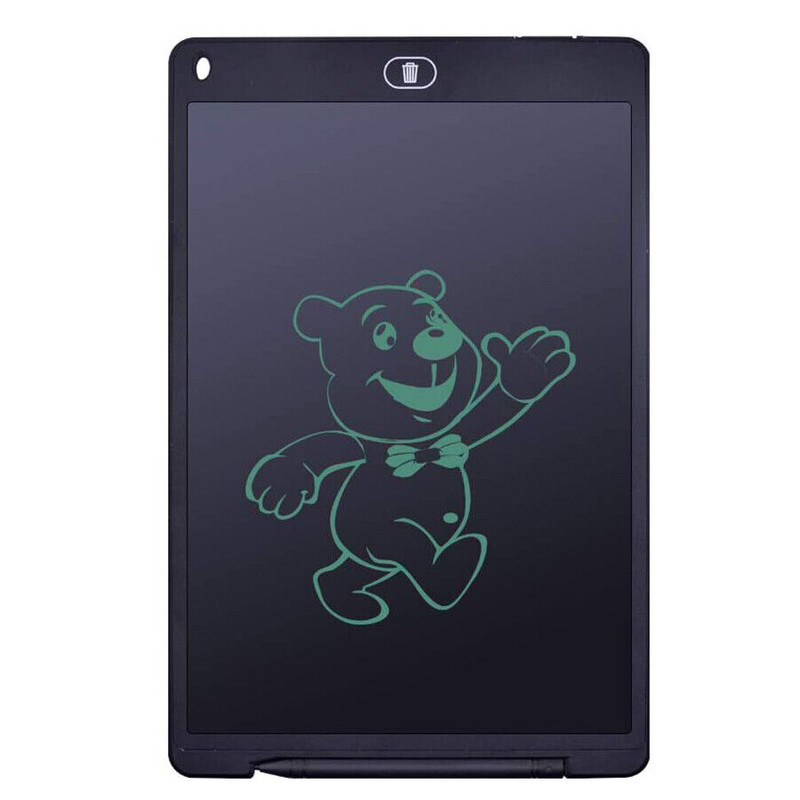 12" LCD Drawing & Writing Tablet Black