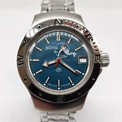 vostok amphibia 2416 scuba dude diver 060059 brand new men's mechanical automatic watch