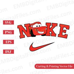 excited lightning mcqueen disney cars svg for cricut