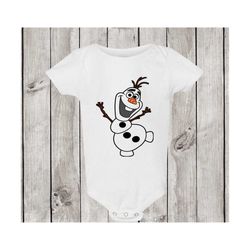 Disney Frozen Olaf Baby Bodysuit  |  Halloween shirt I Funny Baby Bodysuit | Baby Bodysuit |  Baby Outfit