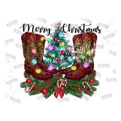 christmas cowboy boots png sublimation design,merry christmas png,christmas png, western png, cowboy boot png, cowhide p
