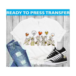 ready to press, disney transfers, mickey & friends halloween dtf transfers , disney dtf transfer, ready to press, dtf t