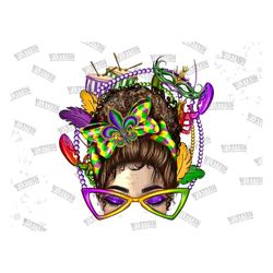 afro messy bun mardi gras png sublimation design download, afro woman png, mardi gras png, afro mardi gras png, sublimat