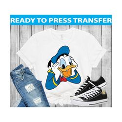 ready to press - disney transfers - donald duck dtf - dtf- iron on transfers - disney - heat transfers - heat press