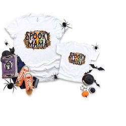 Spooky Mama Spooky Mini Shirt, Matching Family Shirt, Kids Halloween Shirt, Spooky Mama, Spooky Mini, Family Halloween C