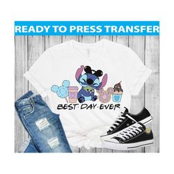ready to press, best day ever, dtf, disney trip 2023 , dtf ready to press  , transfers for shirts , transfer , ,snackgoa