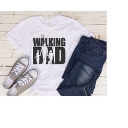 The Walking Dad Shirt, Funny Dad Life Shirt, Father And Children Shift, Dad And Kids Shirt