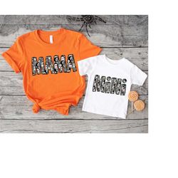 halloween mama and mini shirt, spooky mini and mama sweatshirt, mama mini halloween matching shirt