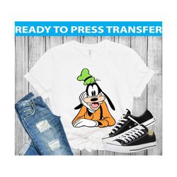 ready to press - disney transfers - goofy dtf - dtf- iron on transfers  - disney - heat transfers - heat press