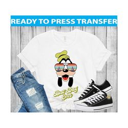 disney trip 2023 transfer ,retro goofy best day ever disney transfers, disney sublimation transfer,  ready to press , di