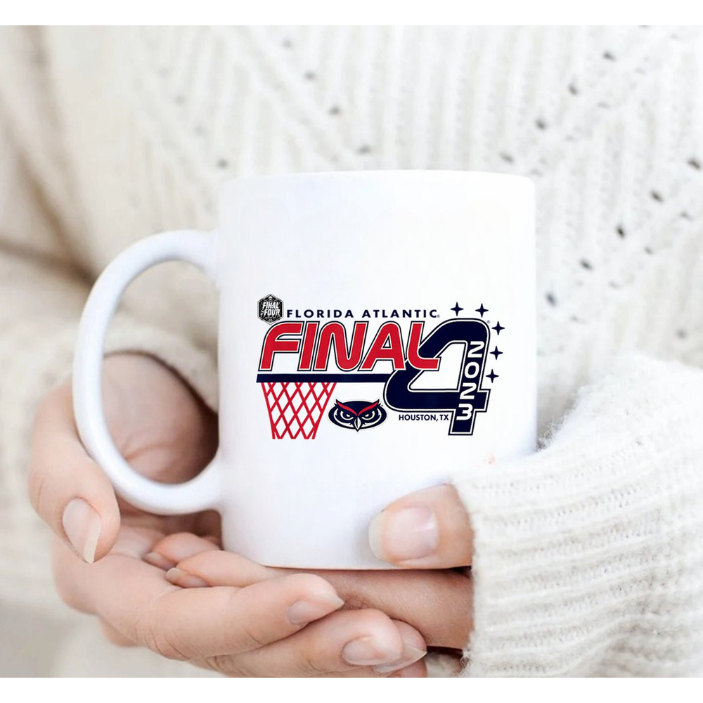 2023 Basketball Mug, Florida Atlantic Owls Final Four 2023 Basketball, Mug Sport - 3.jpg