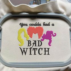 halloween embroidery design, halloween witch sister embroidery design, halloween witch characters craft embroidery design