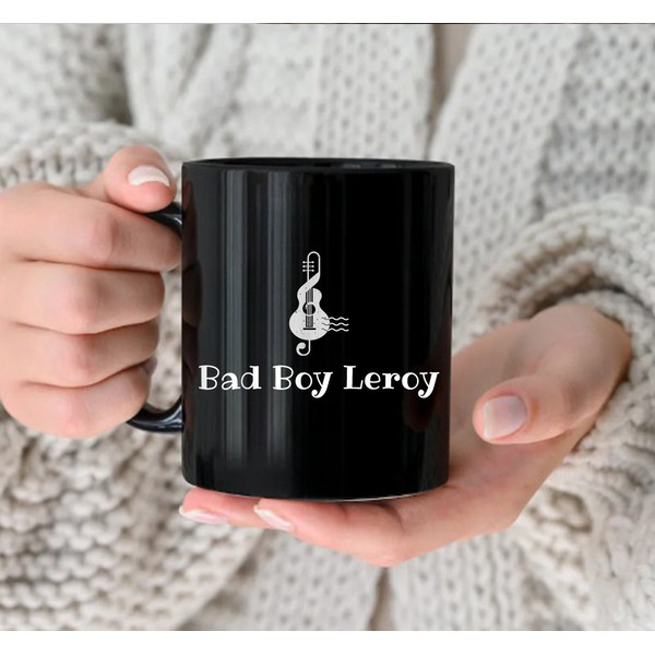 Bad Boy Leroy Mug, Gift Mug, Coffee Mug, Gift Ideas, Guitar Mug - 2.jpg