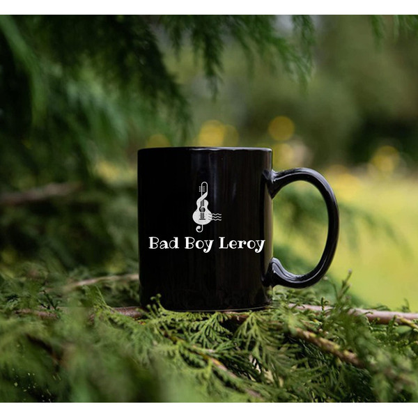 Bad Boy Leroy Mug, Gift Mug, Coffee Mug, Gift Ideas, Guitar Mug - 3.jpg