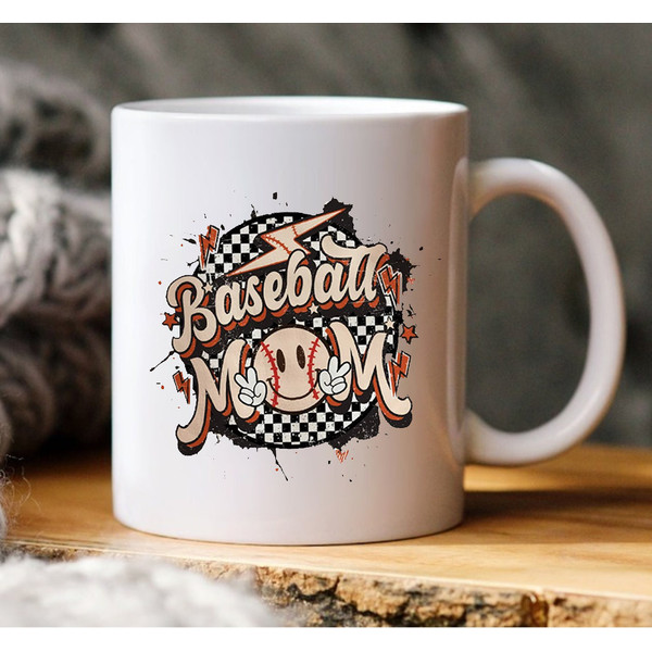 Baseball Mom Mug, Baseball Mug, Gift For Mother, Gift Birthday, Mug Coffee - 1.jpg