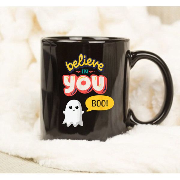 Believe In You Boo Mug, Ghost Vintage Halloween Mug, Gift Mug, Halloween Mug, Funny Mug, Happy Halloween Mug, Ghost Mug, Ghost Halloween - 1.jpg