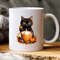 Black Cat Pumpkin Mug, Gift Mug, Halloween Mug, Halloween Coffee Mug, Cat Mug, Funny Mug, Pumpkin Mug - 1.jpg