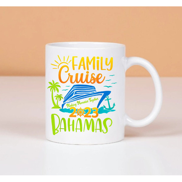 Family Cruise 2023 Bahamas Mug, Coffe Mug, Gift Idea - 1.jpg