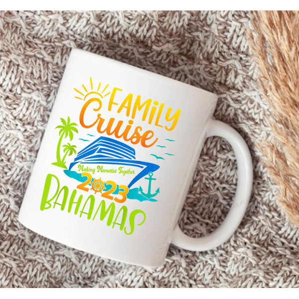 Family Cruise 2023 Bahamas Mug, Coffe Mug, Gift Idea - 2.jpg
