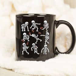 Football Skeletons Funny Mug, Gift Mug