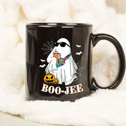 Funny Boujee Boo-Jee Mug, Cute Ghost Halloween