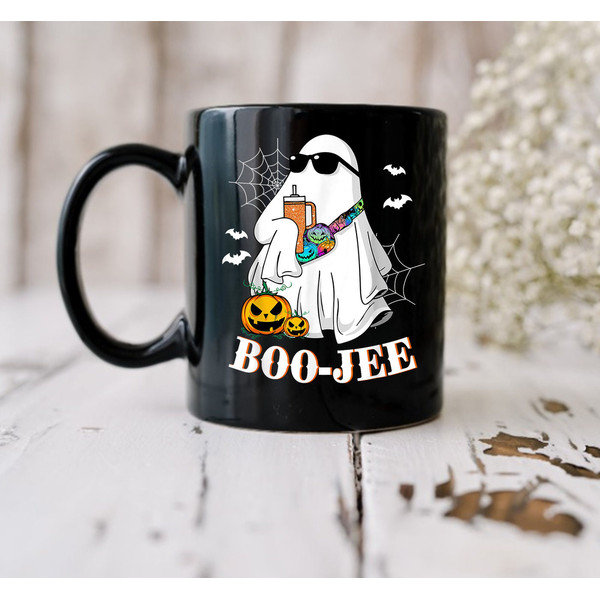 Funny Boujee Boo-Jee Mug, Cute Ghost Halloween, Funny Boo Mug, Funny Halloween Mug, Gift Mug, Halloween Mug, Ghost Mug, Coffee Mug - 3.jpg