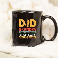 funny great grandpa for fathers day mug, gift fathers day