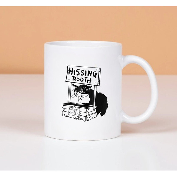Funny Hissing Booth Kitten Kitty Cat Mug, Gift Mug - 1.jpg