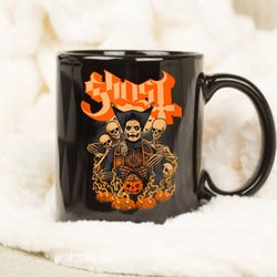 ghost mug, great pumpkin halloween