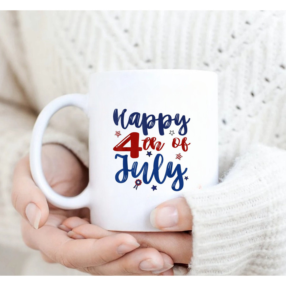 Happy 4th Of July US Flag American 4th Of July Mug, Happy 4th Of July Mug, Anniversary Mug Coffee - 2.jpg