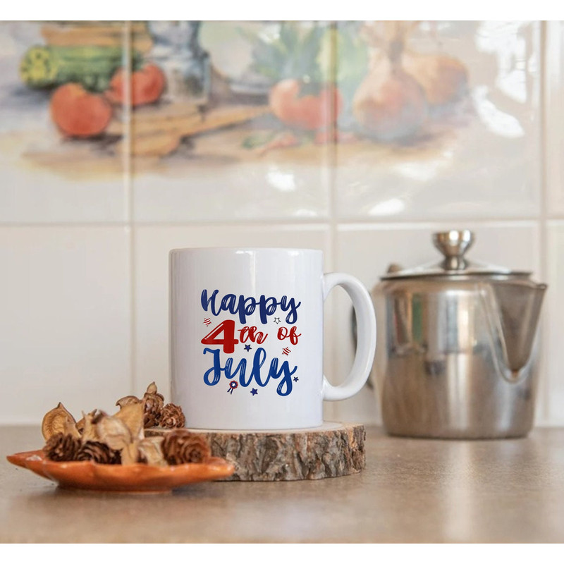 Happy 4th Of July US Flag American 4th Of July Mug, Happy 4th Of July Mug, Anniversary Mug Coffee - 3.jpg