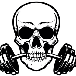 barbell dumbbell, skeleton head ,weights instant download svg, digital download,fitness svg,digital personalized gifts