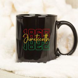 juneteenth 1865 african american black history independence, juneteenth anniversary mug