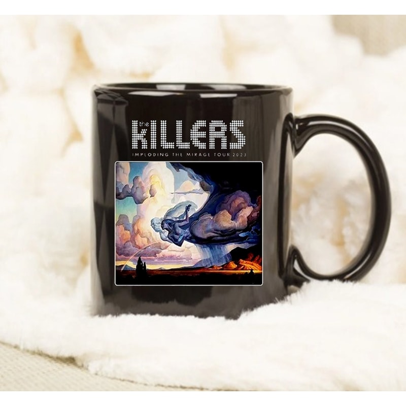 Killers 2023 Imploding The Mirage Concert Coffee Mug, The Killers Mug, The Killer Band Mug, Rock Band Mug, Gift For Fans, Music Lover Gift - 1.jpg
