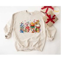 disney christmas winnie the pooh latte coffee shirt, cute pooh latte christmas tee, disney pooh and friends coffee chris