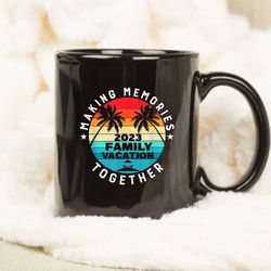mug for family vacation 2023 beach, matching summer vacation 2023 mug