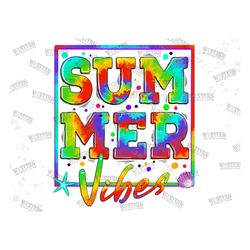 summer vibes tie dye png, summer png, sublimation designs downloads, tie dye summer png, png files for sublimation, digi