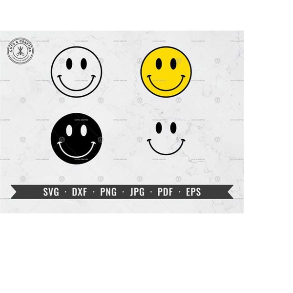 Smiley Header Smiley SVG, Happy Face, Emoji, Cut File | svg, dxf, png, jpg - Inspire ...