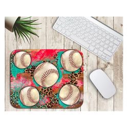 western baseball ball mouse pad sublimation design, western baseball png,baseball mouse pad png,baseball leopard png des