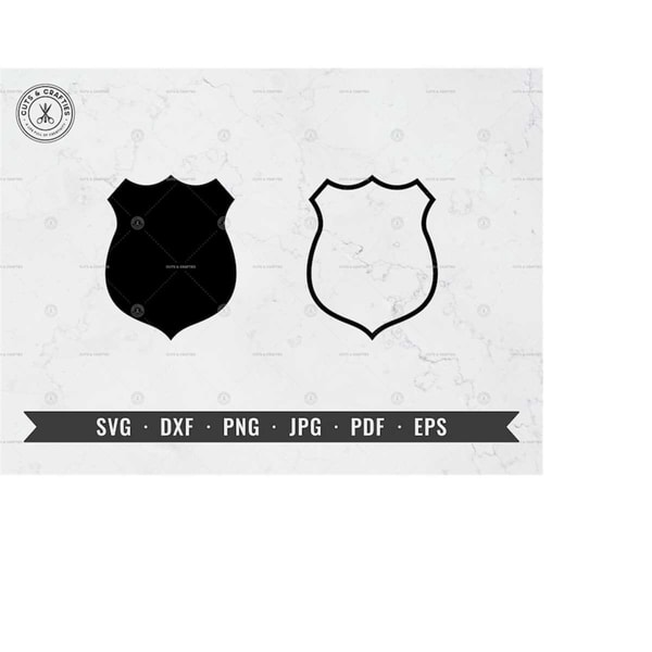 Police Svg Files Police Badge svg Cut File for Cricut and Silhouette Machines - Inspire ...