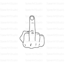 middle finger svg, png funny download, finger svg cut file, digital download, instant download, pdf ai jpeg