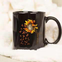 sunflower mug, gift mug for friends