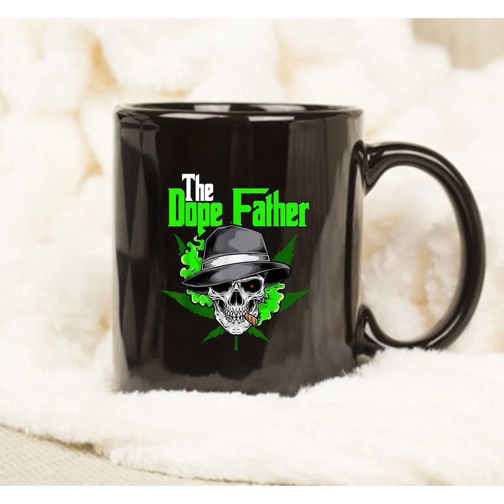 The Dope Father Mug, Papa Weed Smoke Cannabis, Gift For Father, Gift Birthday - 1.jpg