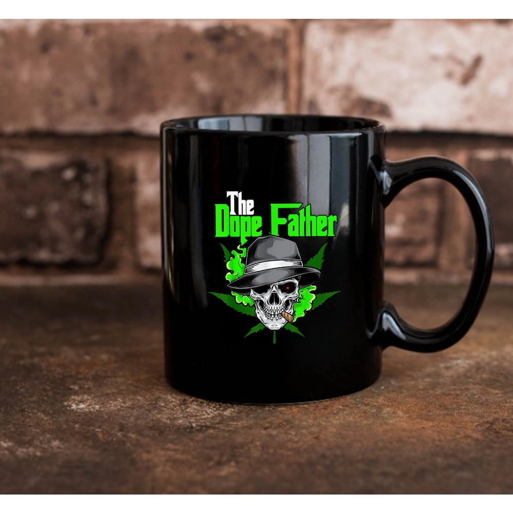 The Dope Father Mug, Papa Weed Smoke Cannabis, Gift For Father, Gift Birthday - 2.jpg